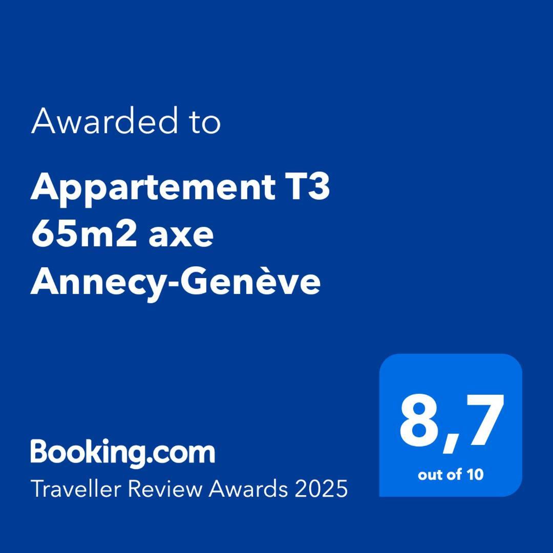 L'Ecrin Connecte-Axe Annecy-Geneve-Wifi-Confort Cruseilles Exterior foto